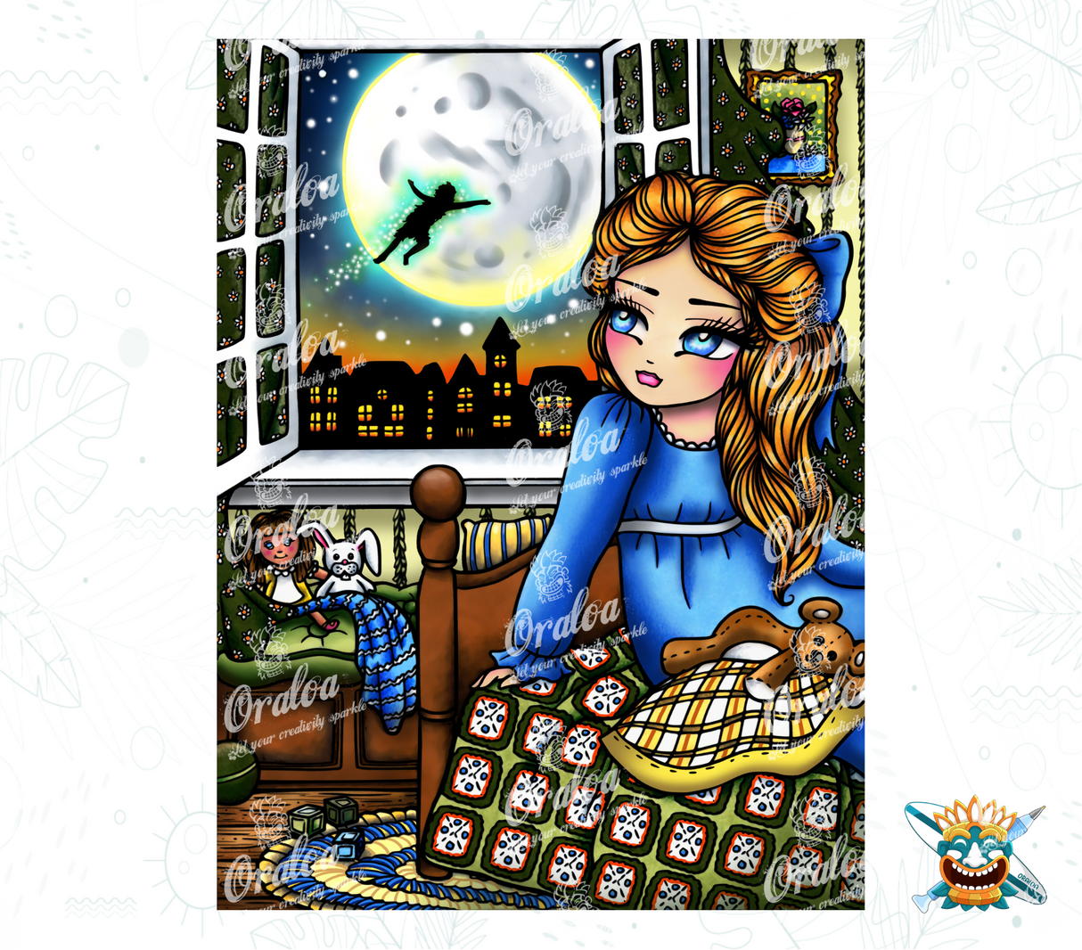 Waiting for Peter Pan Oraloa - Diamond Painting broderie diamant détente