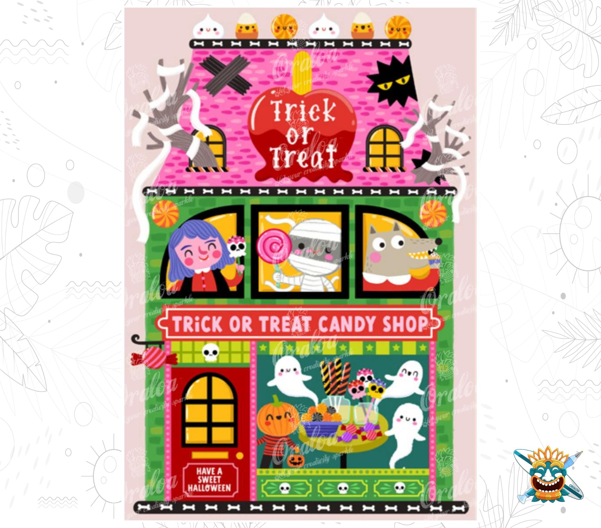 Diamantstickerei Trick or Treat - Oraloa Diamond Painting kreativ
