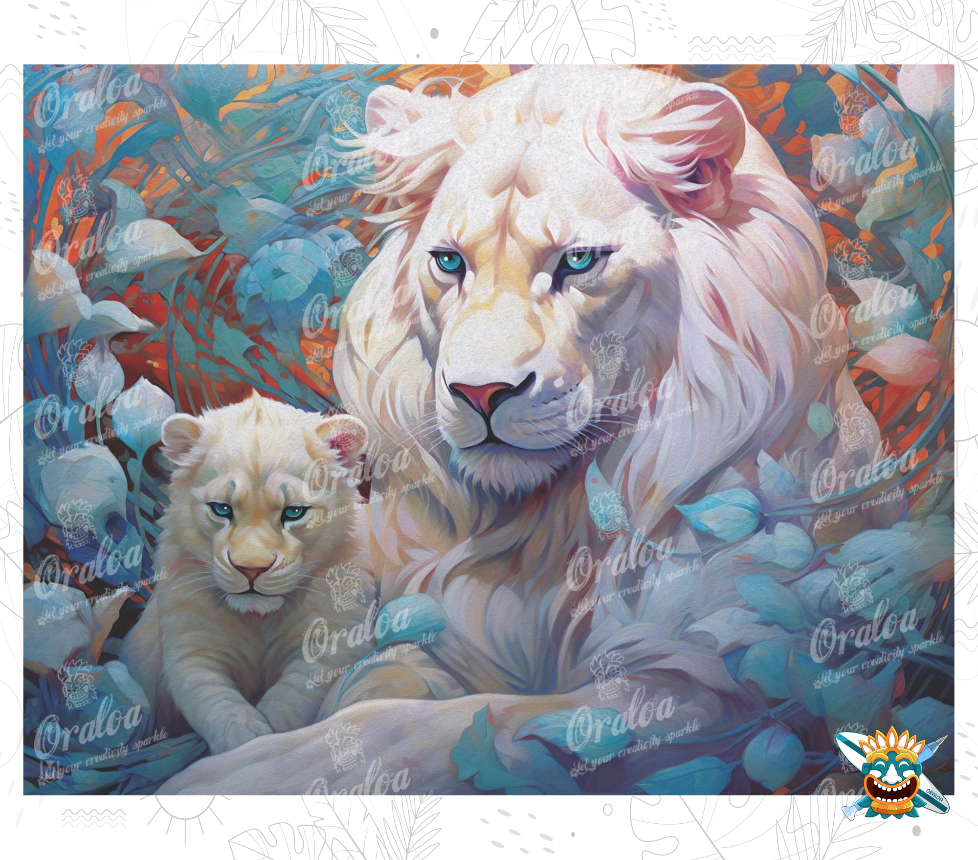 Majesty - Oraloa Diamond Painting art therapy kit