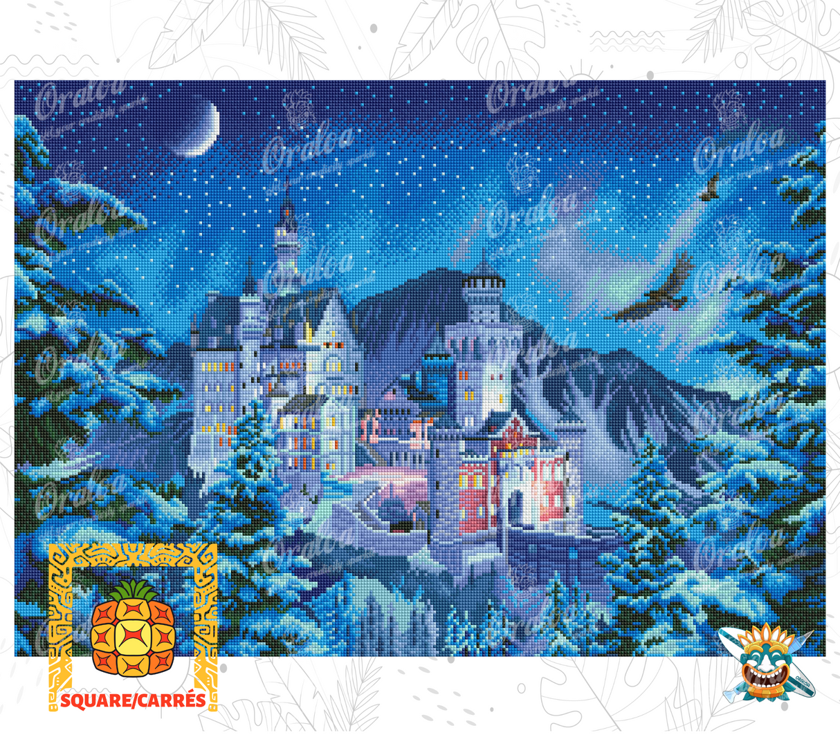 Vorschau Kit Oraloa Diamond Painting Midnight Castle