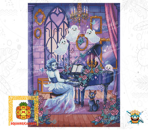 Beispiel Diamantstickerei The Mansion - Oraloa Diamond Painting