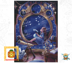 Beispiel Diamantstickerei Escape to the Stars - Oraloa Diamond Painting