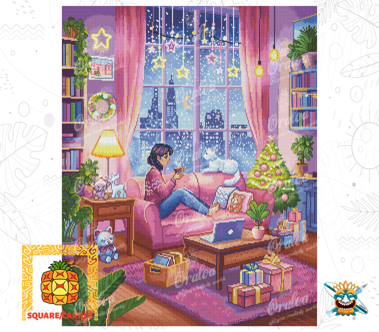 Vorschau Kit Oraloa Diamond Painting Zen Christmas