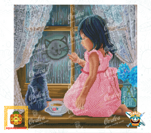 Zoom Diamond Painting Oraloa Rainy Day - Kreativset