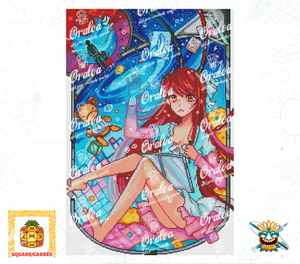 Beispiel Diamantstickerei Maya - Oraloa Diamond Painting