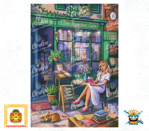 Detail Diamond Painting Book Shop Oraloa - Diamantstickerei