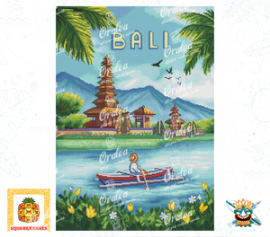 Detail Diamond Painting Bali Oraloa - Diamantstickerei