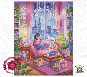 Ergebnis Diamond Painting Zen Christmas - Oraloa Kunsttherapie
