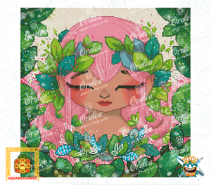 Resultado Diamond Painting Hada de la Naturaleza - Oraloa arte terapia