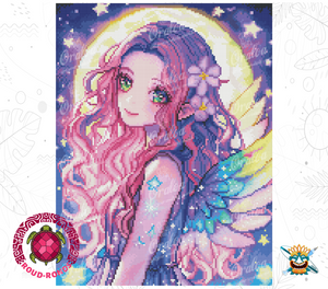 Ergebnis Diamond Painting Elinor - Oraloa Kunsttherapie