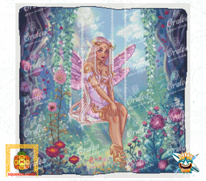 Vorschau Kit Oraloa Diamond Painting Pastellgarten
