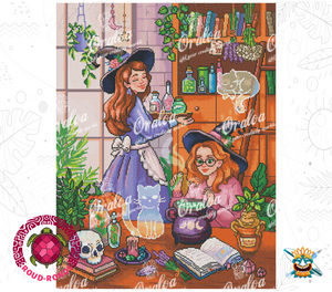 Beispiel Diamantstickerei Geister - Oraloa Diamond Painting