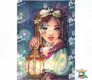 A la luz de las Luciérnagas - Oraloa Diamond Painting kit de arte terapia