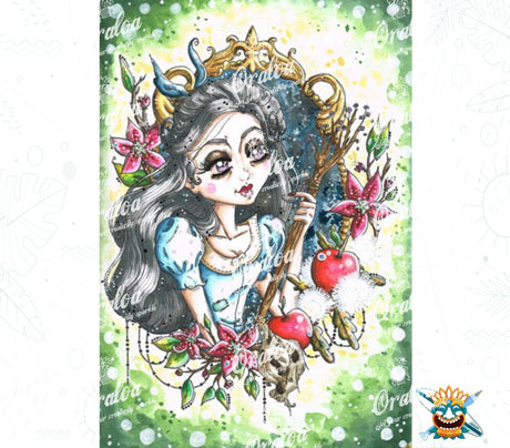 Oraloa Schneewittchen - Diamond Painting vollständiges Kunsttherapie-Set