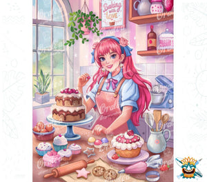 Bäckerei - Oraloa Diamond Painting Kunsttherapie-Set