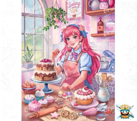 Bäckerei - Oraloa Diamond Painting Kunsttherapie-Set