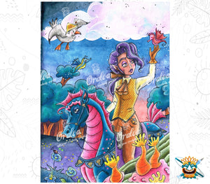 Diamond Painting Entdeckung der Welt der Menschen - Oraloa kreatives Diamantstickerei-Set