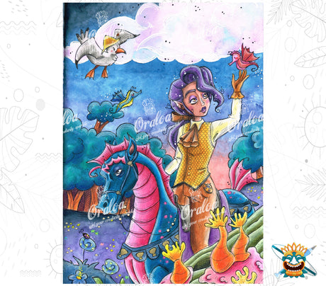 Diamond Painting Entdeckung der Welt der Menschen - Oraloa kreatives Diamantstickerei-Set