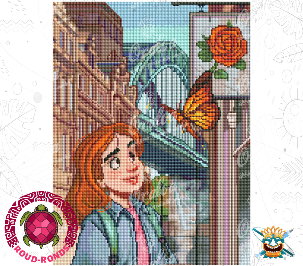 Zoom Diamond Painting Oraloa A moment in New York - Kreativset
