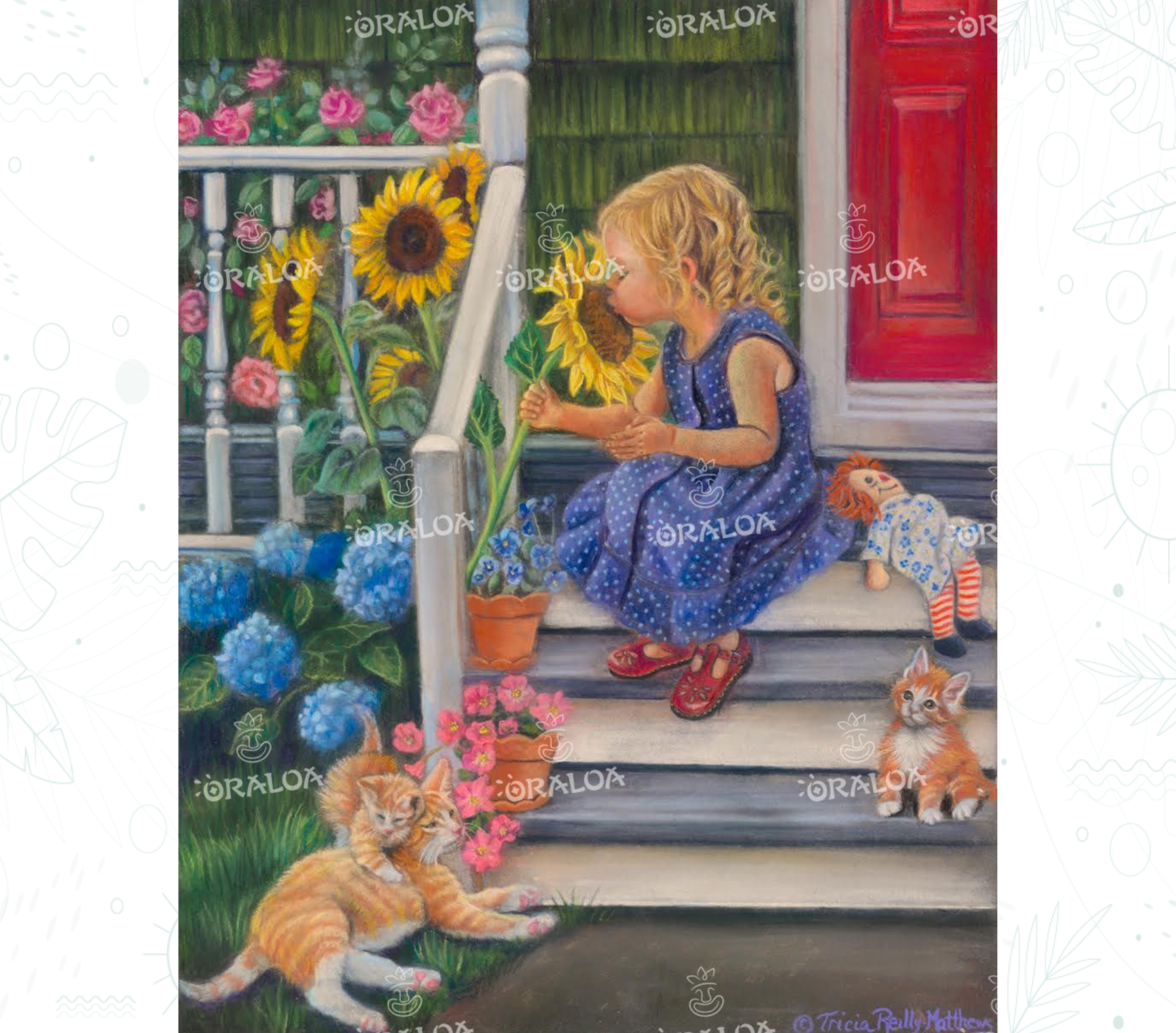 A Summer Kiss Oraloa - Diamond Painting entspannende Diamantstickerei