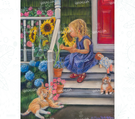 A Summer Kiss Oraloa - Diamond Painting entspannende Diamantstickerei