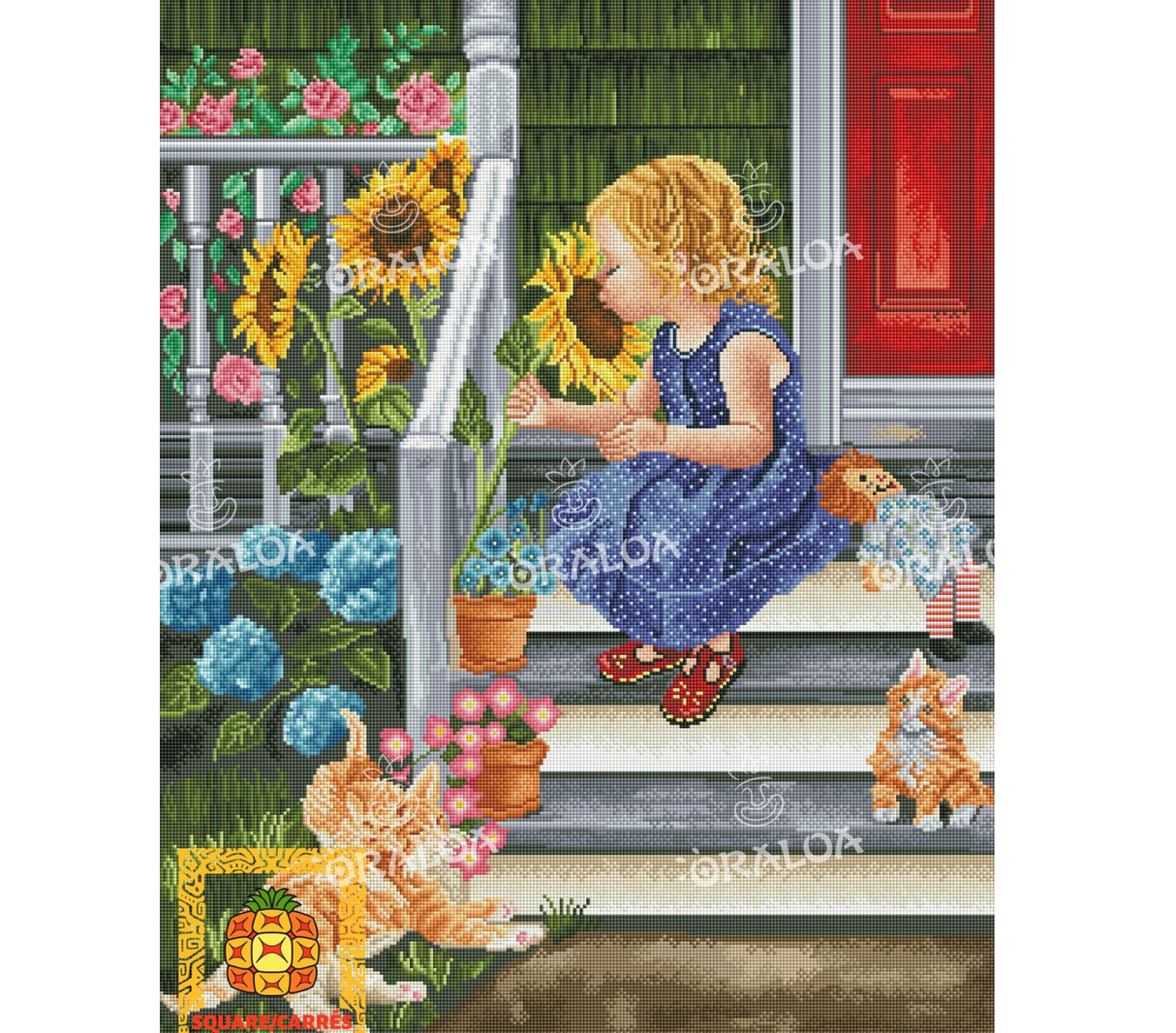 Ergebnis Diamond Painting A Summer Kiss - Oraloa Kunsttherapie