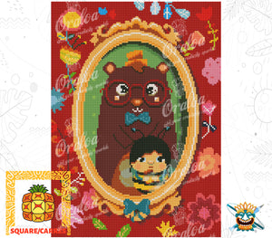Vorschau Kit Oraloa Diamond Painting Die Biene und der Bär