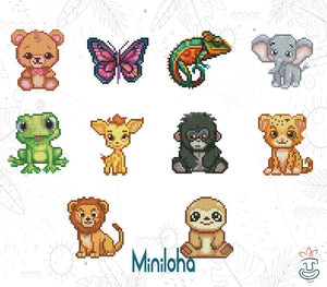 Diamond Painting Oraloa Animals Edition - Kreatives Diamantstickerei-Set