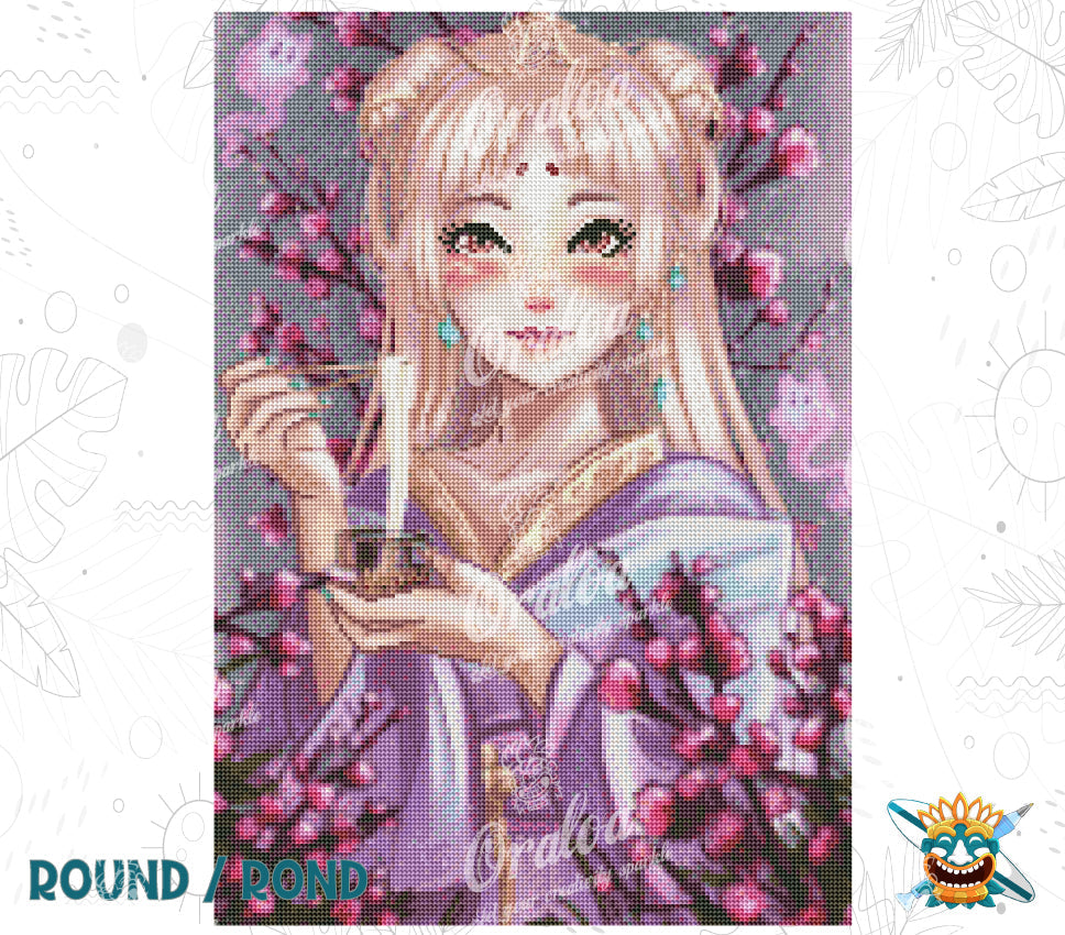 Ergebnis Diamond Painting Beautiful Spring - Oraloa Kunsttherapie