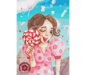 Zoom Diamond Painting Oraloa Lolly - Kreativset