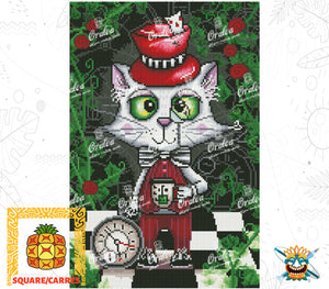 Vorschau Kit Oraloa Diamond Painting Chat Pelier