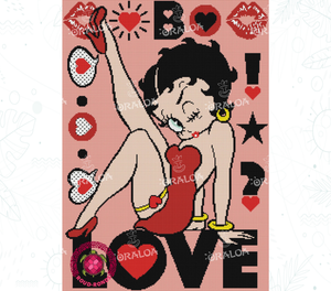 Beispiel Diamantstickerei Classic Betty - Oraloa Diamond Painting
