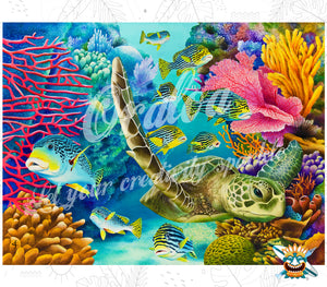 Diamond Painting Oraloa Coral Canyon - Kreatives Diamantstickerei-Set