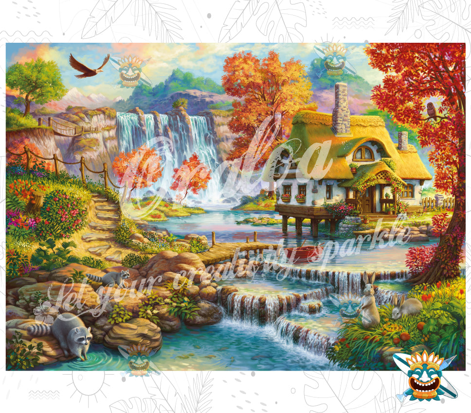 Country House - Oraloa Diamond Painting Kunsttherapie-Set