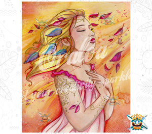 Kit Diamond Painting Oraloa Im Wind - Entspannende Diamantstickerei
