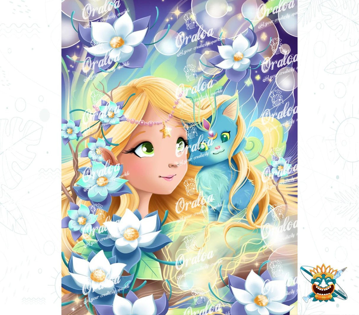 Oraloa Dreaming - Diamond Painting kit completo de arte terapia