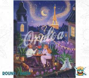 Zoom Diamond Painting Oraloa Evening in Paris - Kreativset
