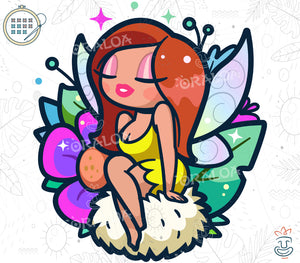 Kit Diamond Painting Oraloa Fairy Dreams - Gesticktes Kreuzstich - Entspannende Diamantstickerei