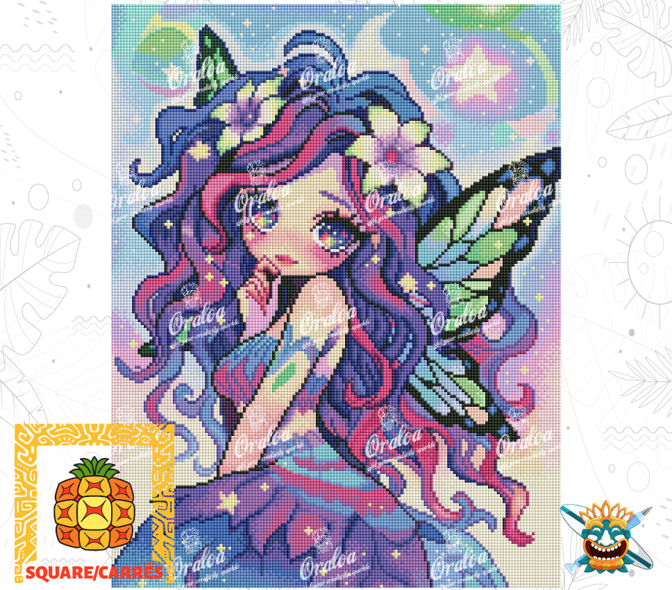Detail Diamond Painting My Little Fairy Oraloa - Diamantstickerei