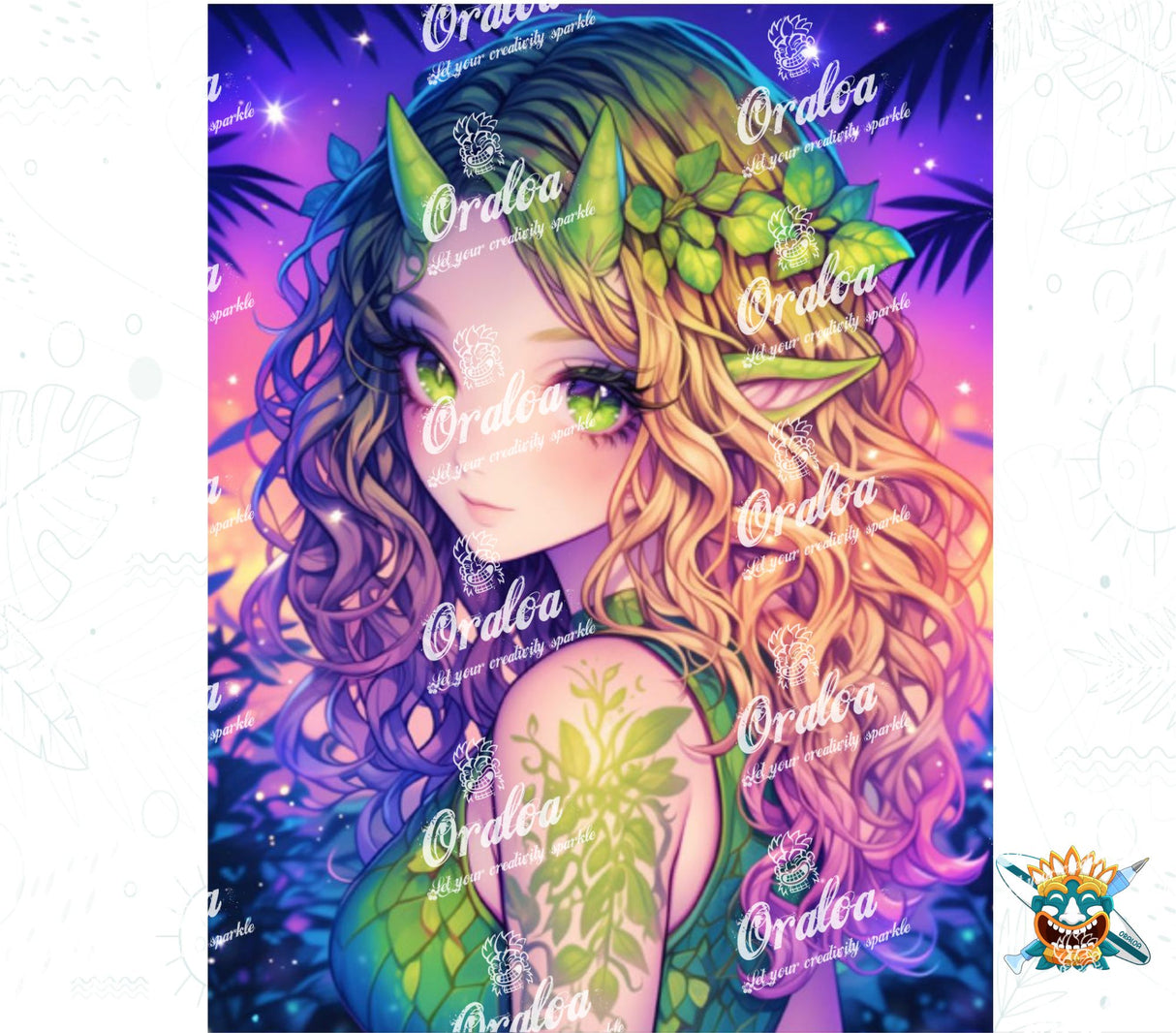 Diamond Painting Waldfee - Oraloa kreatives Diamantstickerei-Set