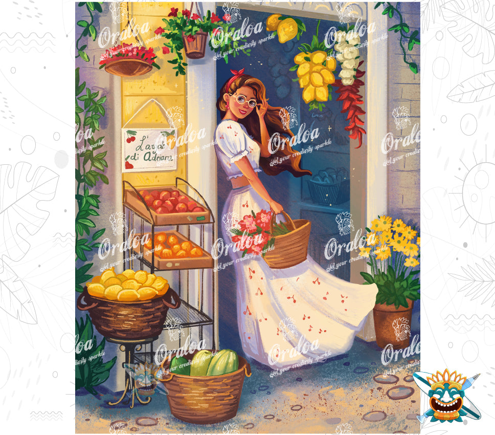 Fruit Shop - Oraloa Diamond Painting Kunsttherapie-Set