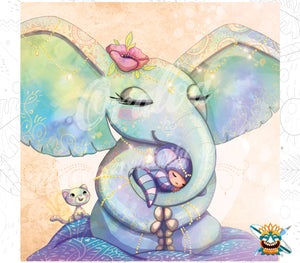 Oraloa Ganesh Mother - Diamond Painting kit completo de arte terapia