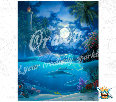 Diamond Painting Oraloa Garden Of Light - Kreatives Diamantstickerei-Set