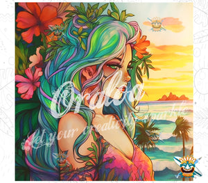 Green Gaze Oraloa - Diamond Painting bordado diamante relajante