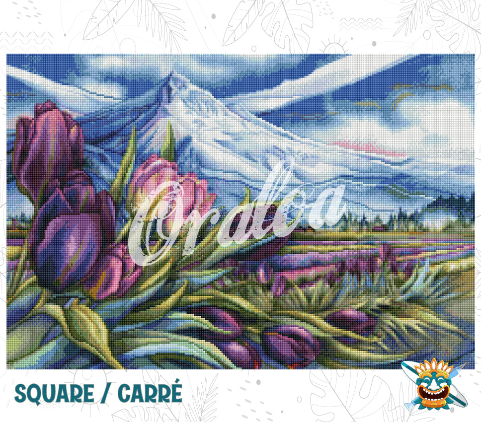Detail Diamond Painting Happy Days Oraloa - Diamantstickerei