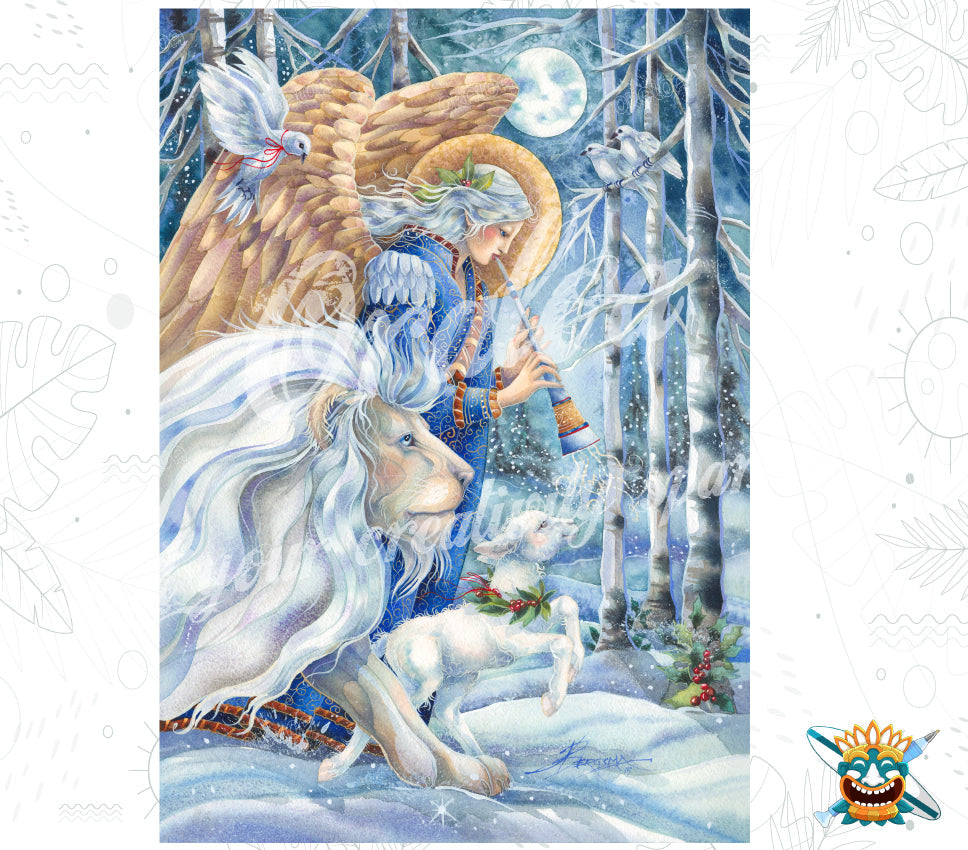 Herald of Peace Oraloa - Diamond Painting bordado de diamantes relajante