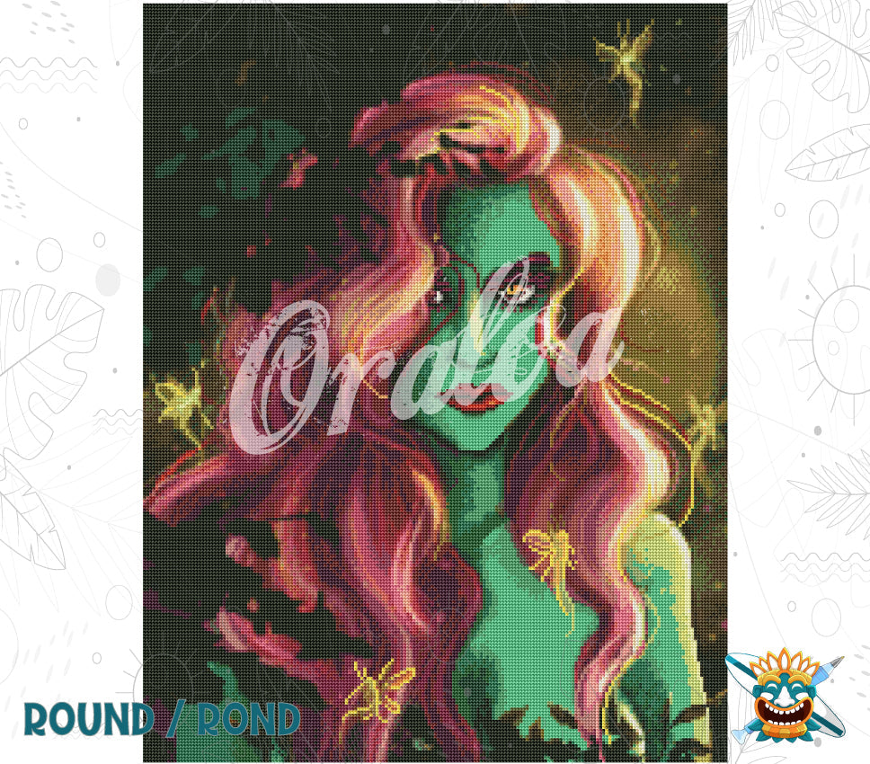 Detail Diamond Painting Hidden Creatures Oraloa - Diamantstickerei