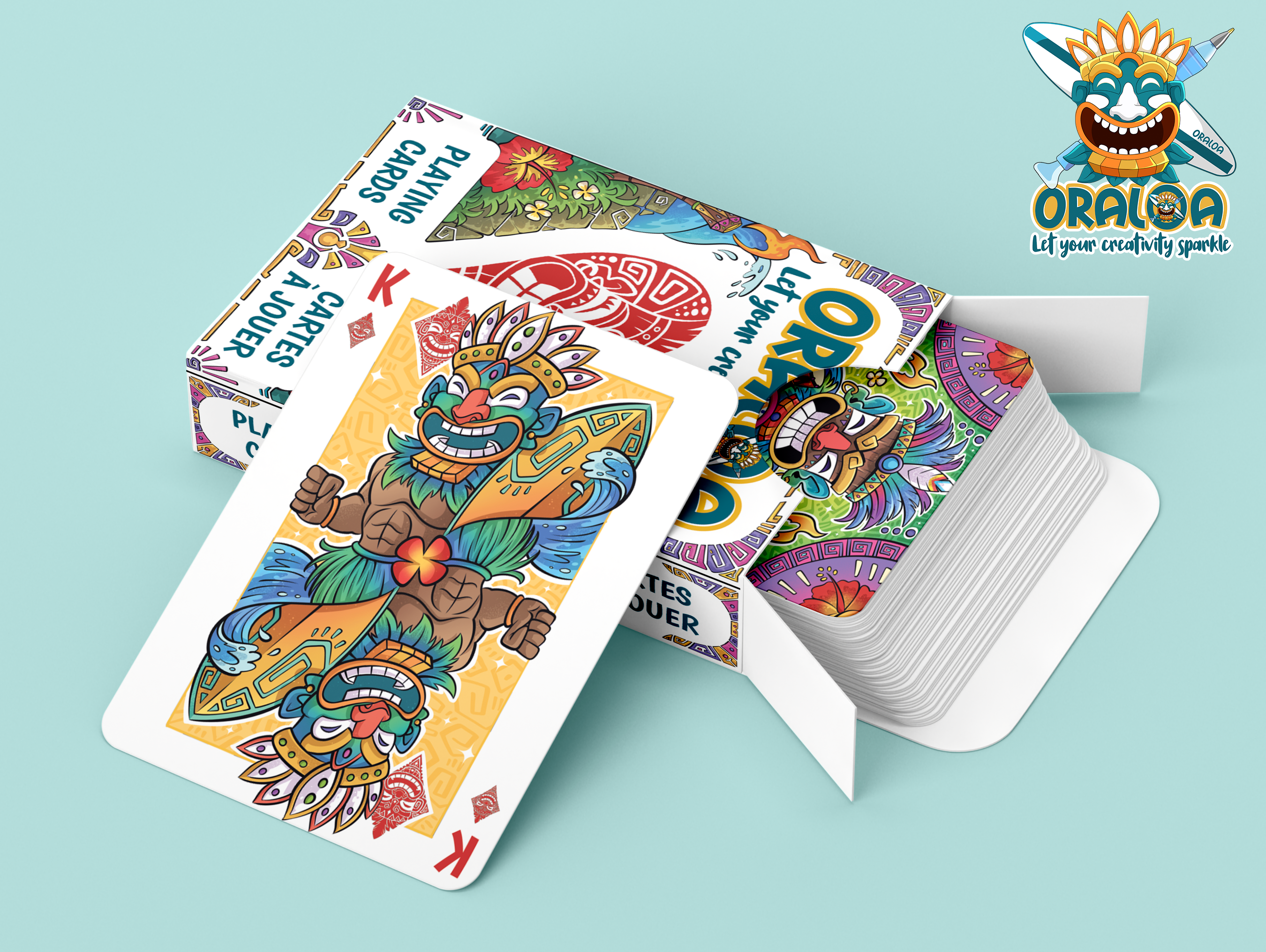 Diamond Painting Oraloa Kartenspiel Oraloa - Kreatives Diamond Painting Set