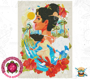Zoom Diamond Painting Oraloa Kaʻiulani - Kreativset
