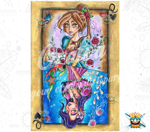 Diamond Painting Oraloa Die Herzköniginnen - Kreatives Diamantstickerei-Set
